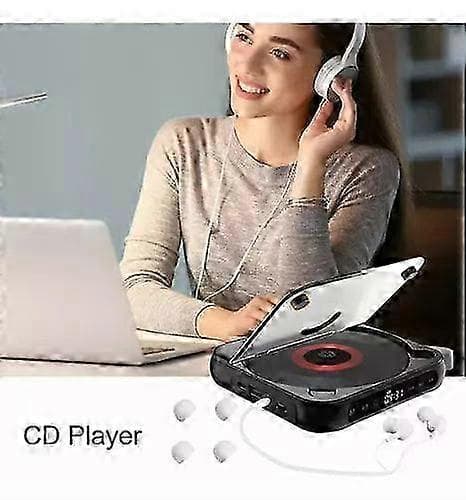 2025 Ny bærbar Bluetooth CD-spiller Black