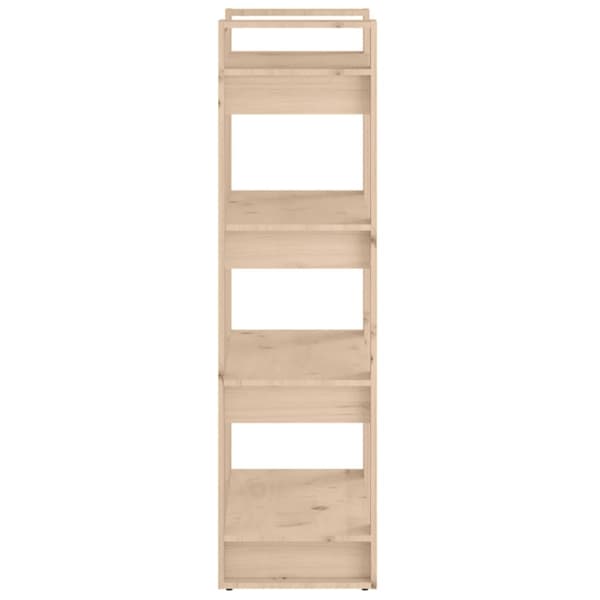 [LLC]Bookcase/room divider 60x35x125 cm solid wood 500 Furuträ