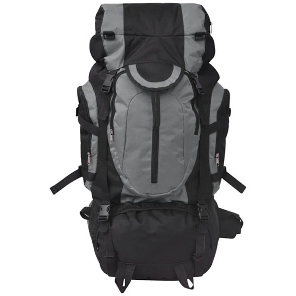 [LLC]vidaXL Hiking Backpack XXL 75 L Black and Grey multifärg multicolor