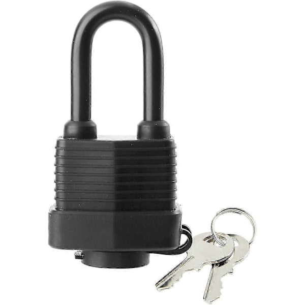 [LLC] 6-pack Waterproof Padlocks with Same Key - Heavy Duty Laminated Steel Lock For