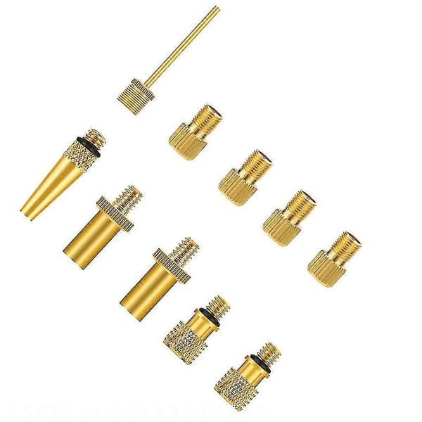 [LLC] Dyseoppblåser Luftkompressorpumpe Adapter Nåleventil-adapter Oppblåsingssett 10 piece