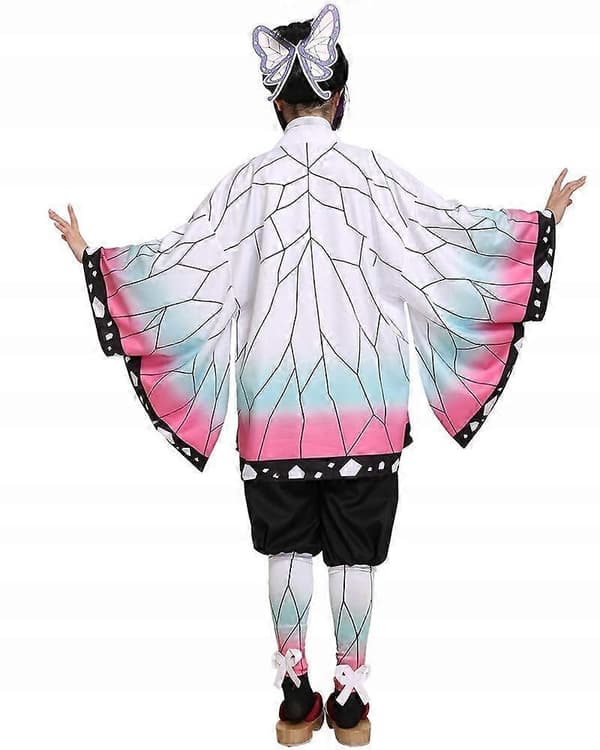 [LLC]Demon Slayer Kochou Shinobu Cosplay Kostym Peruk