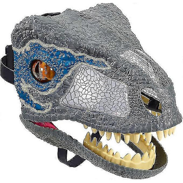 Chomp 'N Roar -naamio Velociraptor \"Blue\"