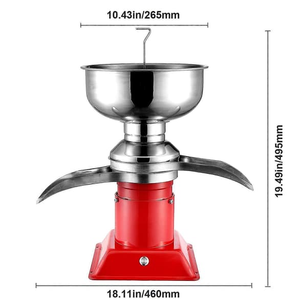 [LLC] Mælkefløde Centrifugal Separator, 304 Rustfrit Stål Elektriske Flødeseparatorer, 100L/H Ydelse 10500RPM Gedemælksseparator