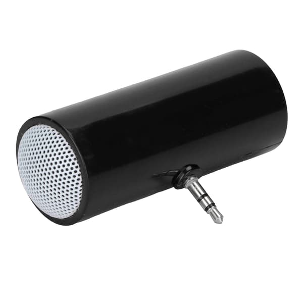 [LLC] 3,5 mm Jack Stereo Mini Speaker Portable Wireless Plug-in Speaker for Mobile Phones and Tablets Black