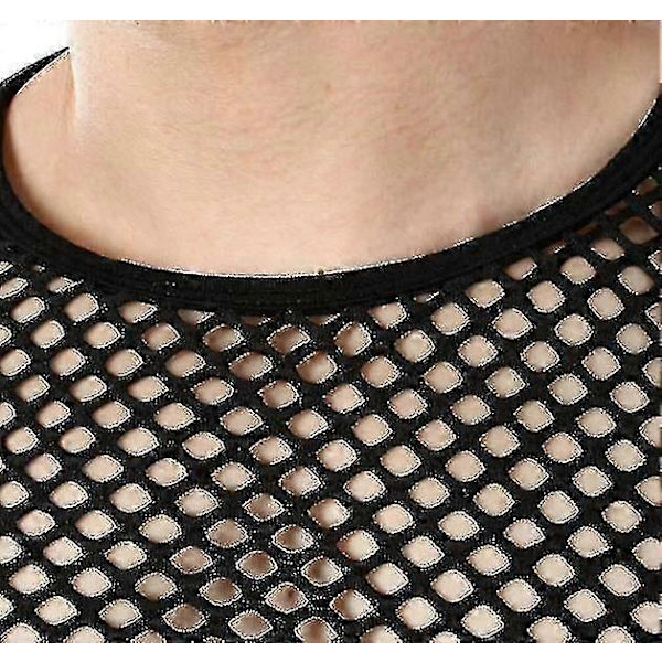 [LLC]Thn's Mesh See Through Fishnet T-paita Seksikäs M
