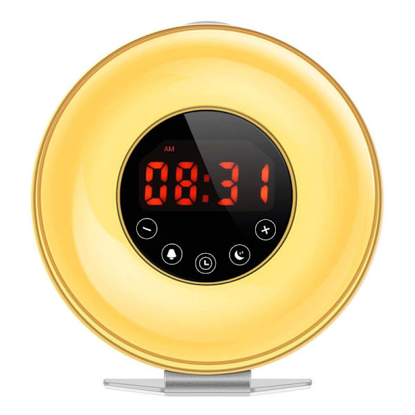 [LLC]Sunrise Sunset Alarm Clock LED Table Lamp Multi-color Atmosphere