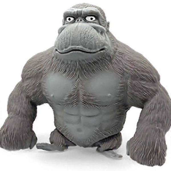 [LLC]Thxi Baba Great Orangutan Squeeze Vent Doll Stress Relief Squeezing Toy Gray