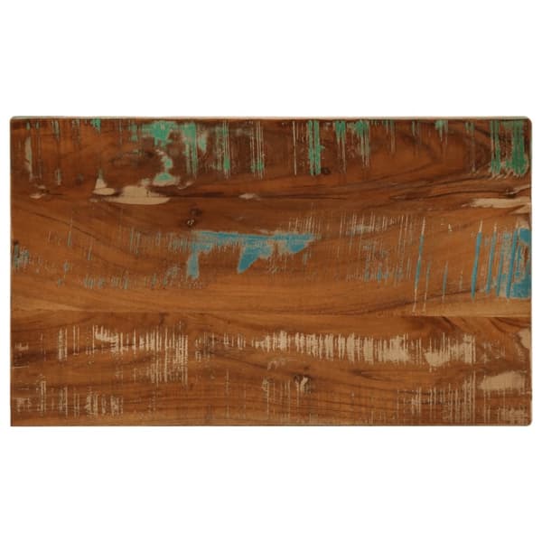[LLC] Bordplade 50x20x3,8 cm rektangulær massivt genbrugstræ 500