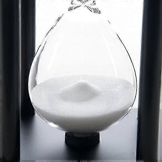 [LLC]Hvidt Sand 60 Minutter Træ Sandur, Timeglas Sandtimer