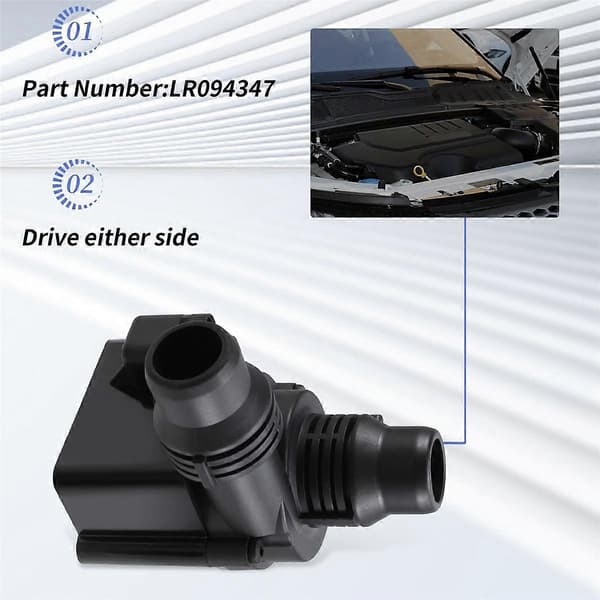 [LLC]LR094347 Bildelar Motor Hjälpvattenpump för Sport 2018-2020 Biltillbehör Black
