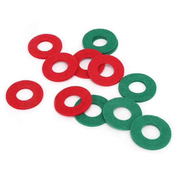 [LLC]12st Batteripolbricka 6 Röda 6 Gröna Korrosionsskydd Kabel Skyddsmatta YEMAA