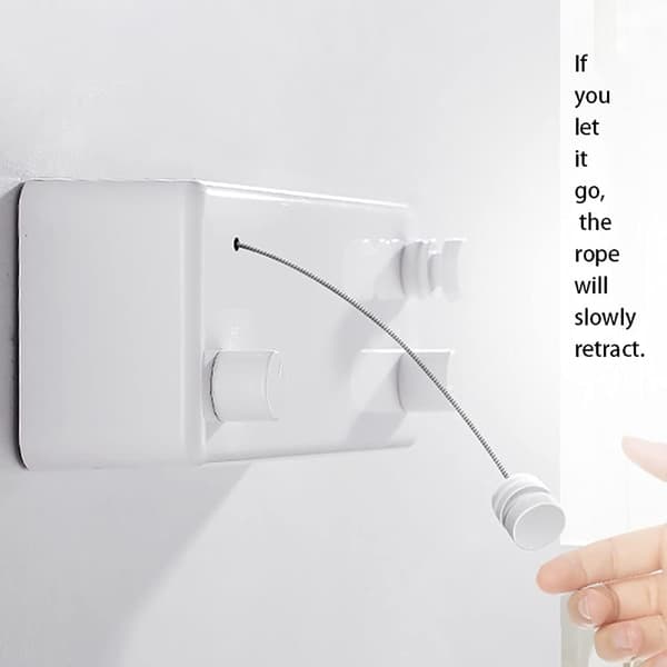 [LLC] Retractable and Invisible Clothesline for Indoor Use, Hotel