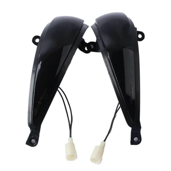 [LLC] 2x Dynamic Black Side Mirror LED Turn Signals For Honda Civic Mk8 05-2012