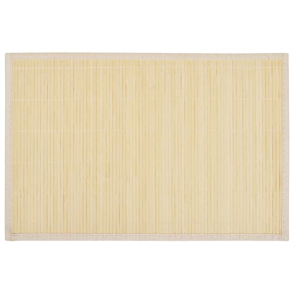 [LLC]vidaXL 6 bambuista pöytätablettia 30 x 45 cm luonnonväri Beige beige