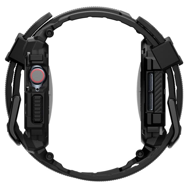 [LLC]Spigen Apple Watch 11/10 42 mm Case/Strap Rugged Armor 'Pro' Matte Svart Termoplastisk polyuretan (TPU)