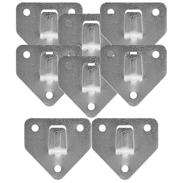 [LLC] 8pcs Wall Mounted Fire Extinguisher Hook, Heavy Duty Fire Extinguisher Bracket As Shown As Shown 6.2X6.2cm