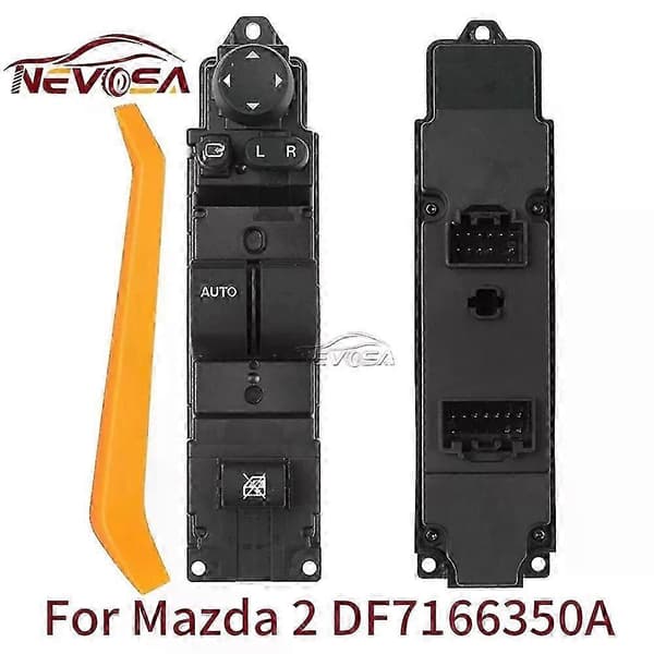 [LLC] kompatibel med Mazda 2 Mazda2 DF7166350A DF71-66-350A 03124290 Bildeler Tilbehør Elektrisk vindusbryter 21 Pins