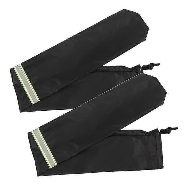 [LLC] 2-pack vindrutetorkarskydd regntäta svarta 65x10x0.1cm skydd för torkarblad slitstarkt material