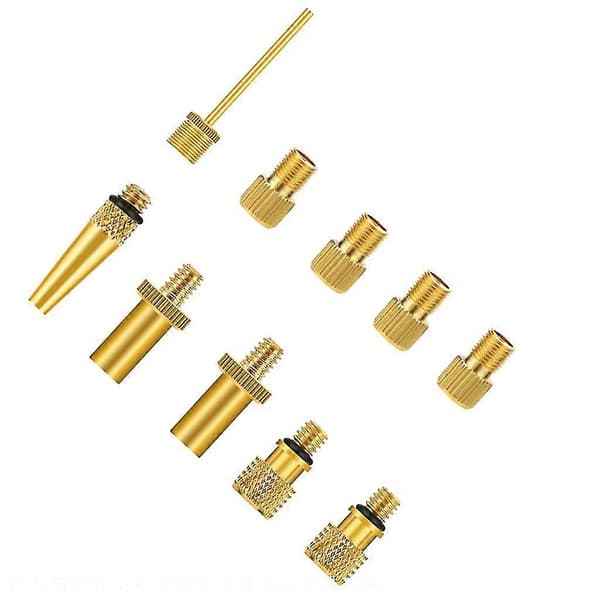 [LLC] Dyse-oppustningspumpe Luftkompressor Adapter Nåleventil-adapter Oppustningssæt-MXBC 10 piece