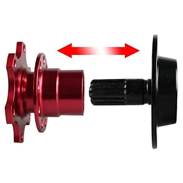 [LLC]Universal Quick Release Adapter Snap Off Rat til racerbil red