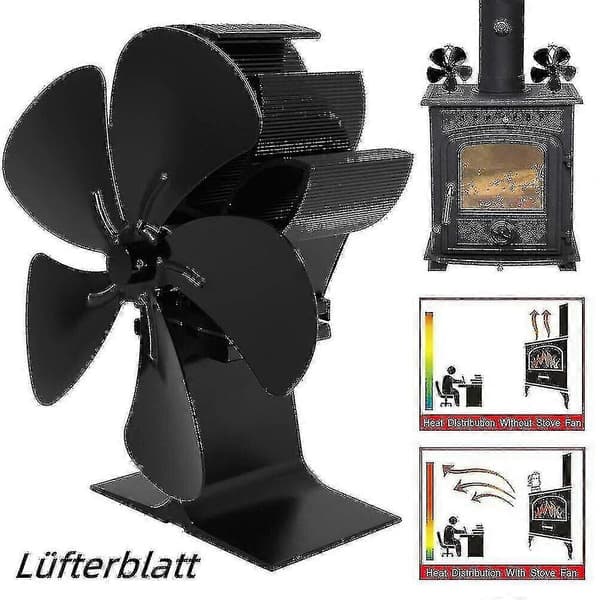[LLC]Tht luftvifte peisvifteblad av vifte brennende treboks Coppery