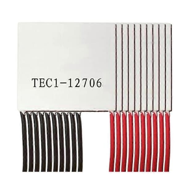 [LLC]ThPcs Elements Peltier TEC1-12706 Termosähköinen Peltier-moduuli White