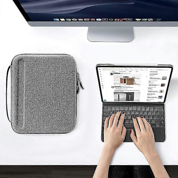 [LLC]tomtoc Bag Case For 12.9-inch iPad Pro (3rd, 4th and 5th Generation) 2018-2021