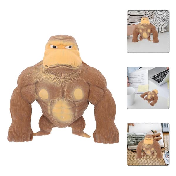 [LLC] Elastisk angstlegetøj Gorillaformet stresslegetøj til børneartikler