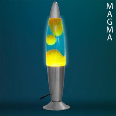 [LLC] Lava Magma raketlampe blå