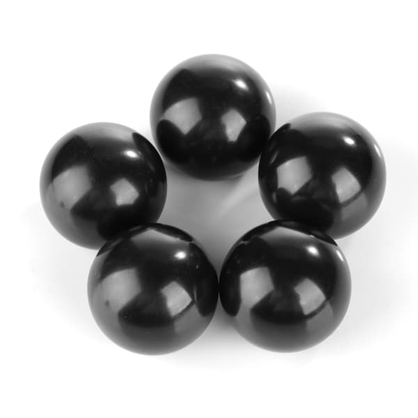 [LLC] 5 Pcs. Black Round Ball Bakelite Lever Knob M8*32 Replacement for Machine Tool