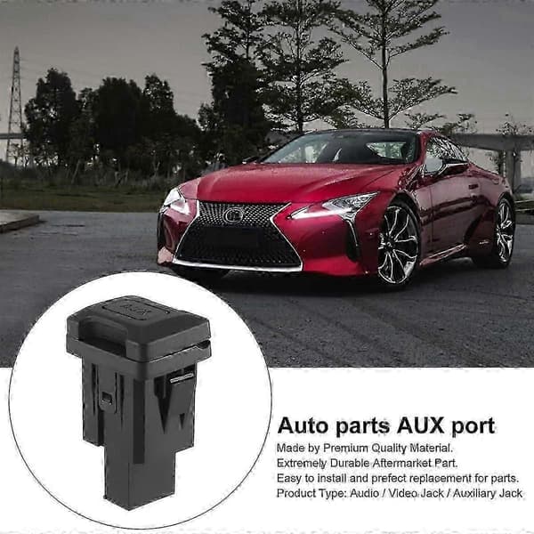 [LLC] Hjälpport 39112--A01 för Fit Auto Parts AUX Auxiliary Input Jack Audio Interface Audio Input Ja