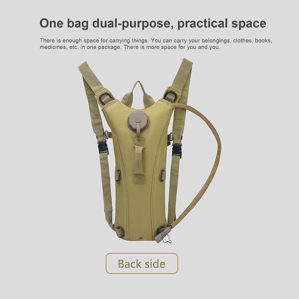 [LLC]Th Hydration Pack Eva Stor 900d Oxford Lettvekts Tur Vannpose Khaki