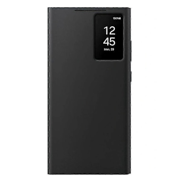 [LLC]Galaxy S23 Ultra Smart View -lompakkokotelo, musta
