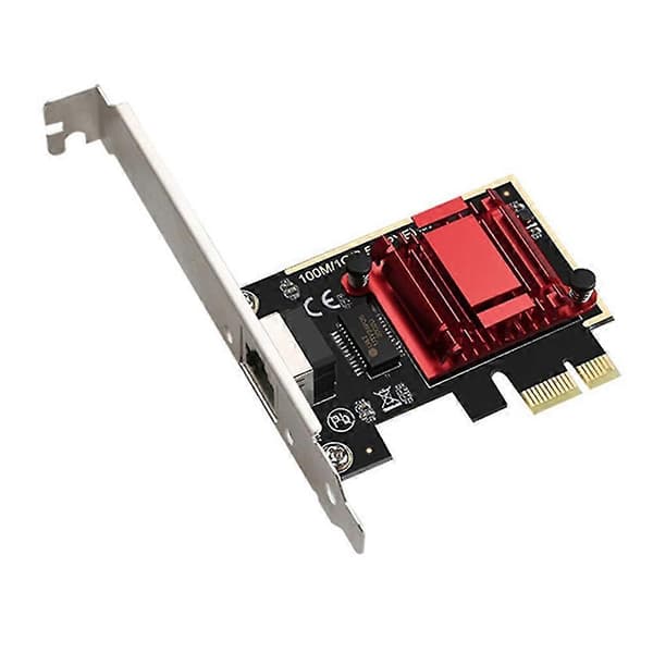 [LLC]Gaming PCIe Card 2500mbps Gigabit Network Card 10/100/1000mbps Rtl8125 Rj45 Wired Network Card Pci-e 2