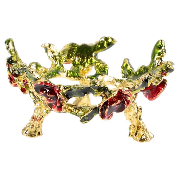 [LLC] Krystallkuleholder i metall, stilig skrivebordsdekor for støttebruk Multi 6x6cm
