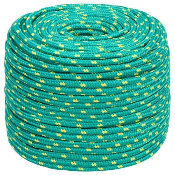 [LLC] Bådline grøn 6 mm 100 m polypropylen 500