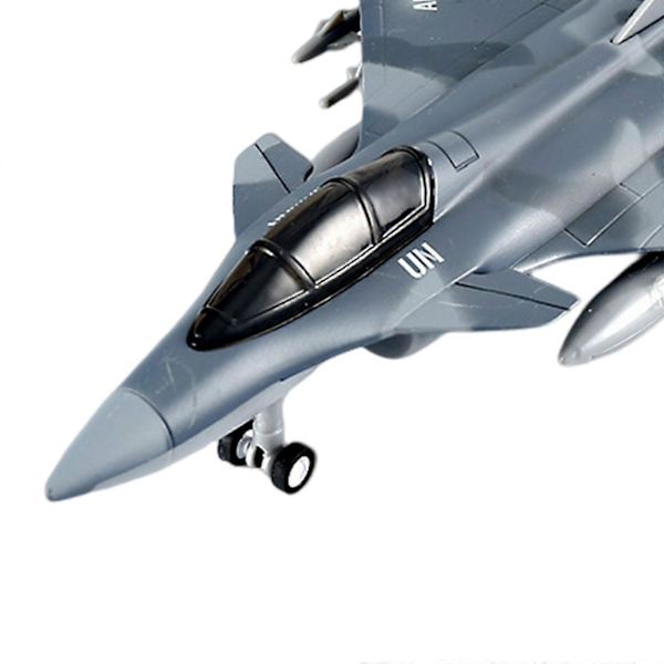 [LLC] Støbt Metal Model Fly Jagerfly Legetøj Samling Fly Legetøj Fly Træk Tilbage Gray