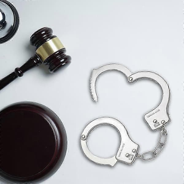 [LLC]Højkvalitets låsbare håndjern i metal, hurtigudløsning til rollespil