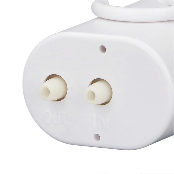 [LLC]DIY Automatic Drip Irrigation Kit Indoor Watering System for Potted Plants Indoor Plants Self-Watering System with Timer White Support 2 Pot Sprinklers