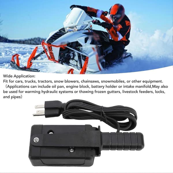 [LLC]Magnetisk Motorvarmer 1155X 200W Motorblokvarmer til Bil Lastbil Traktor