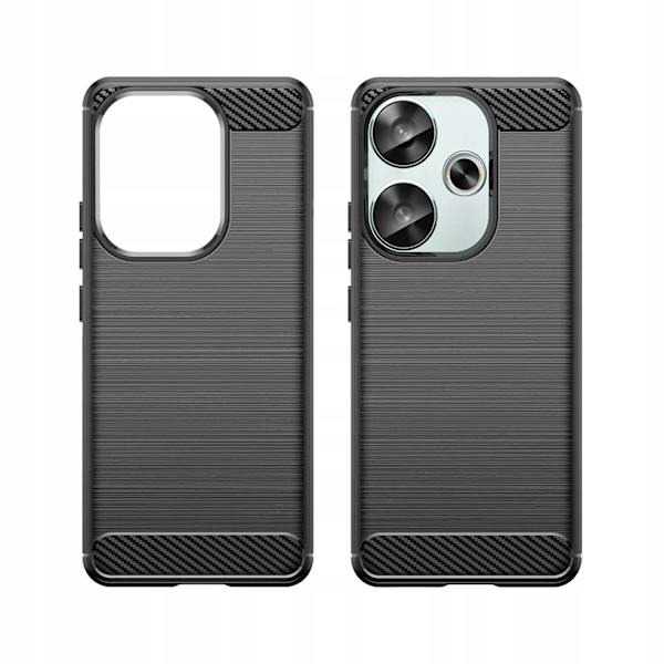 [LLC] Spacecase Cover til Poco F6 5G Sort Kulstofcover