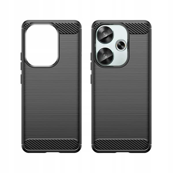 [LLC]Spacecase Cover For Poco F6 5G Black Carbon Cover