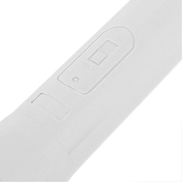 [LLC]Foregive Mikrofonlegetøj Bærbar Glat Bund Realistisk ABS Plast Mikrofon Rekvisitter til Performance Interview Hvid