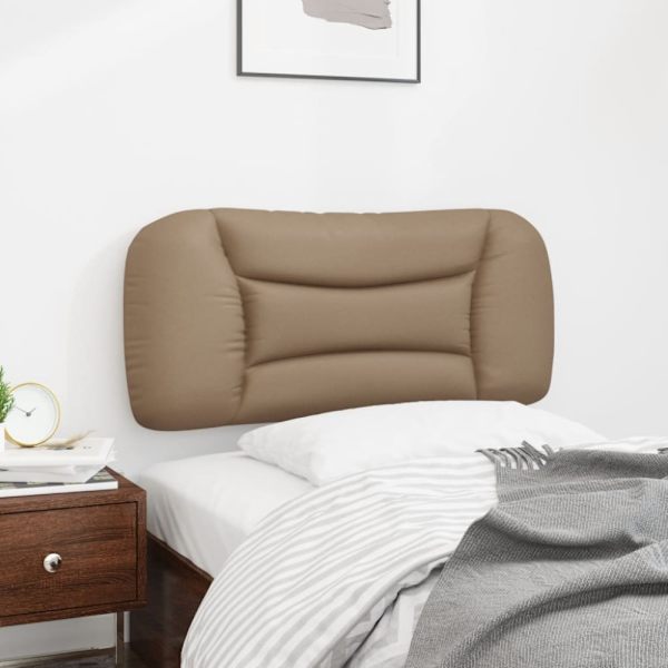 [LLC]Sengegavlspude \"Hvar\" Cappuccino 80 cm Kunstlæder 500