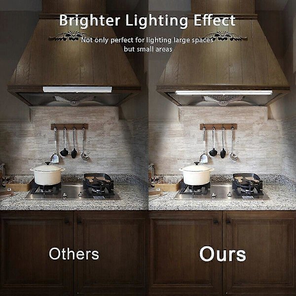 [LLC]60 LED USB Rechargeable Motion Sensor Cabinet Night Light White Light Kitchen Wardrobe Lamp Bar
