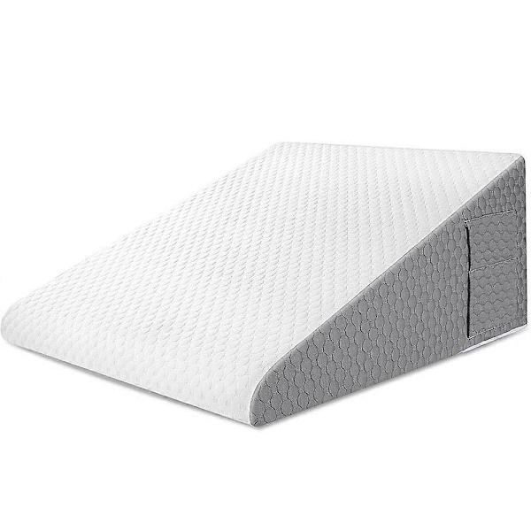 [LLC] Wedge Pillow for Sleep, Acid Reflux Post Surgery, Triangular Elevated Pillow for Bedside, Dorm, Office, Air Layer Memory Foam