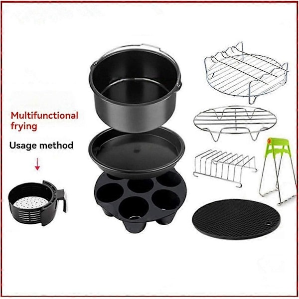 [LLC]Frituregryde tilbehør, til 3.5QT-5.8QT kagegrill tilbehør. As
