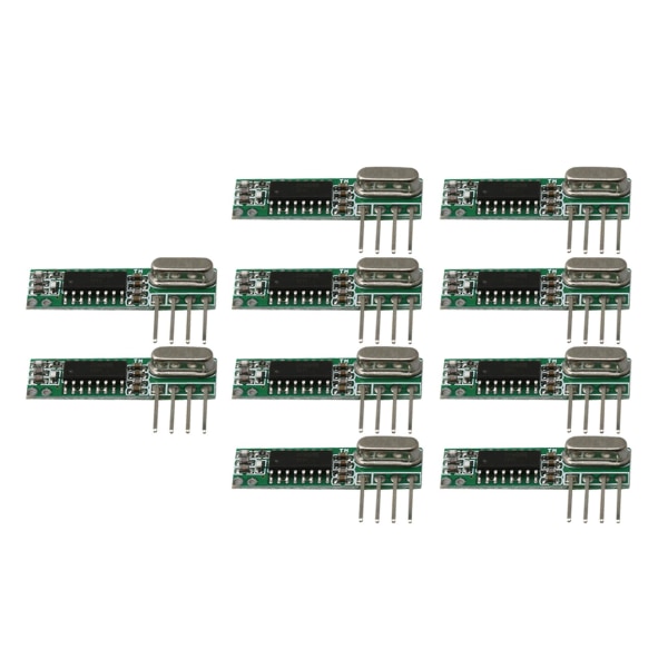 10x högfrekvent Dc3-5.5v Rf trådlös mottagare modul 433mhz Rxb12