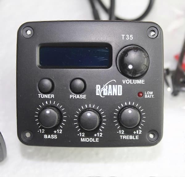 Akustisk Gitarr Pickup System Kit General B Band T35 3-Band Eq med Stämapparat